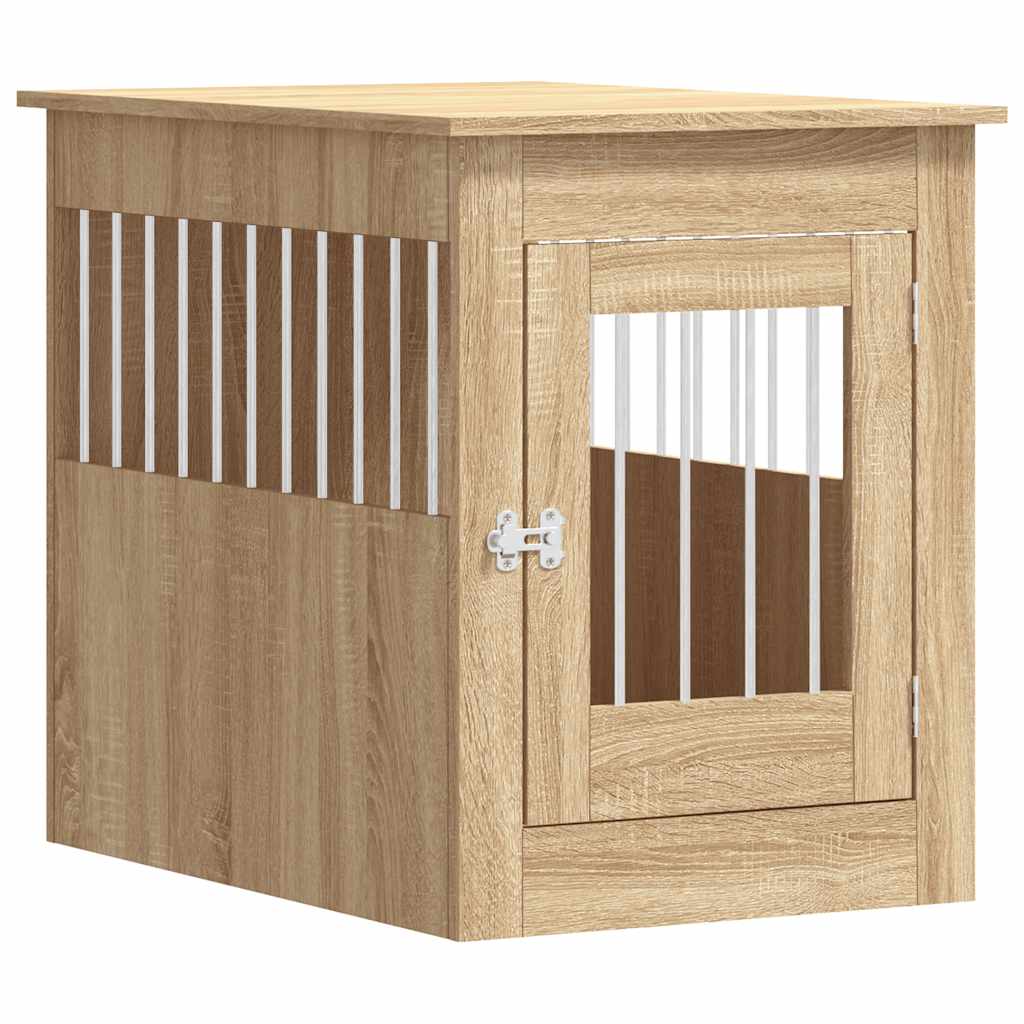 Dog Crate Furniture Sonoma Oak Engineered wood, steel