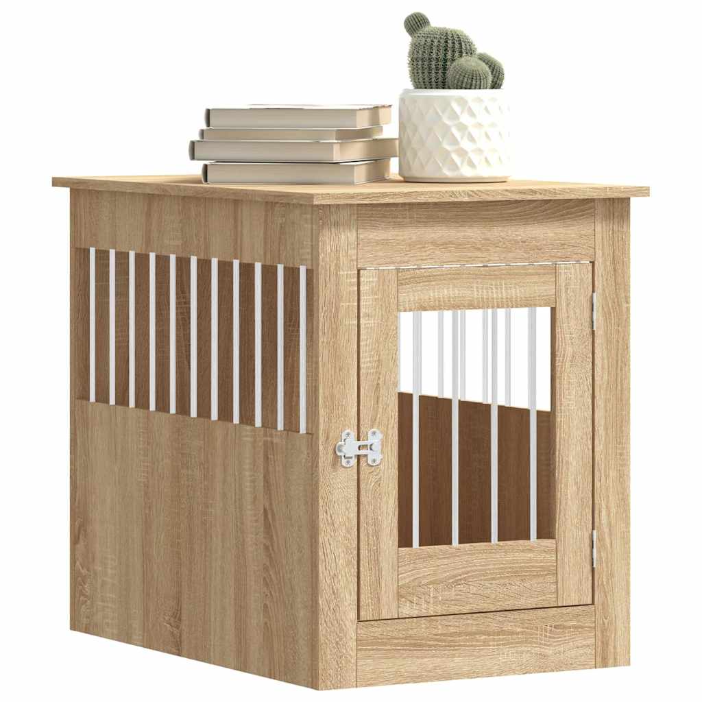 Dog Crate Furniture Sonoma Oak Engineered wood, steel