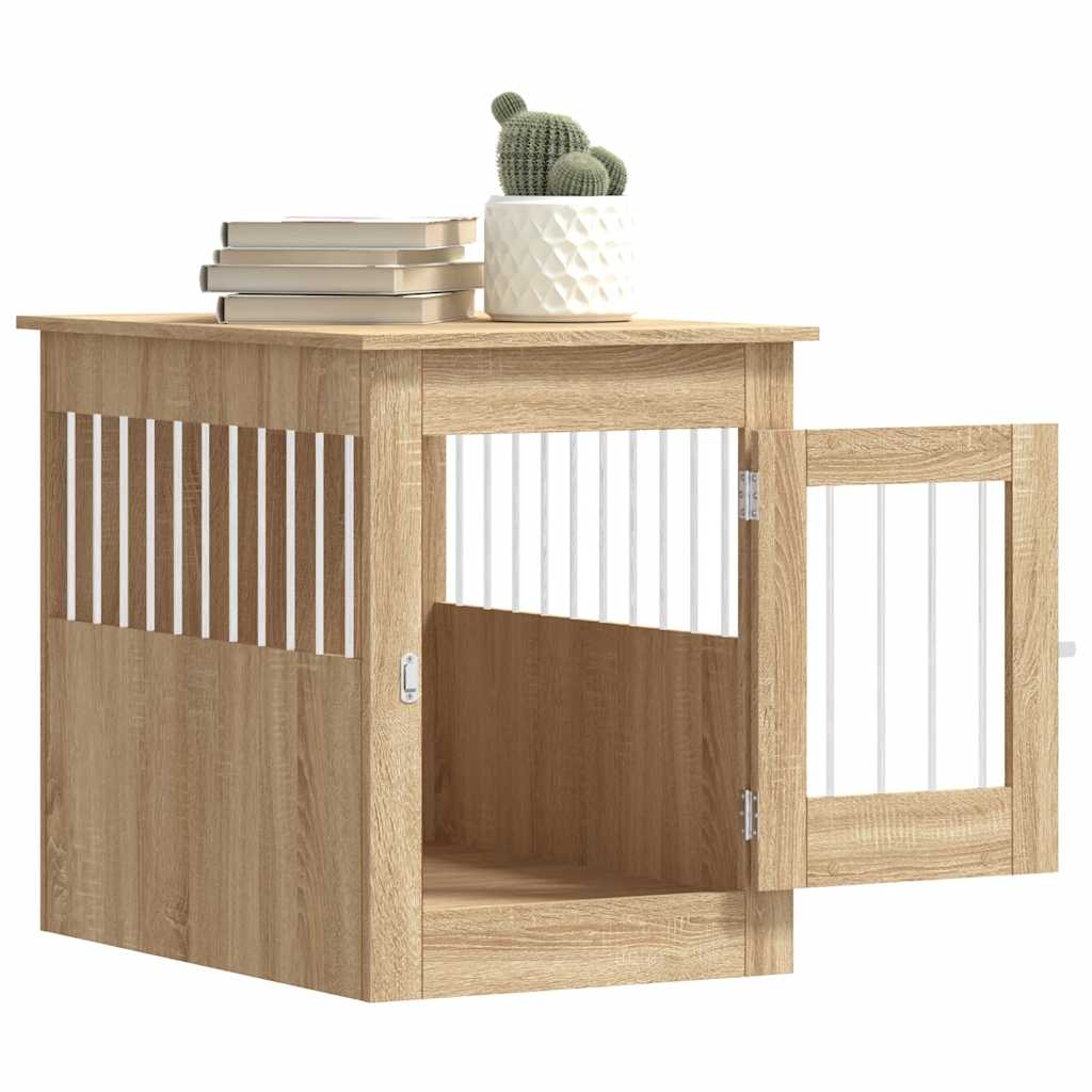 Dog Crate Furniture Sonoma Oak Engineered wood, steel