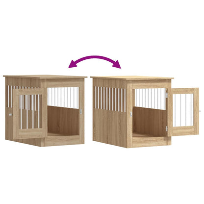 Dog Crate Furniture Sonoma Oak Engineered wood, steel