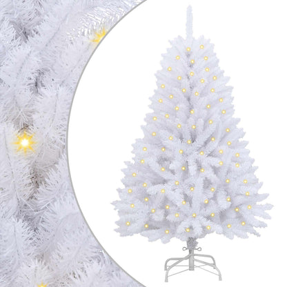 Artificial Christmas Tree White 59.06 in PVC and Metal