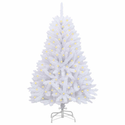 Artificial Christmas Tree White 59.06 in PVC and Metal