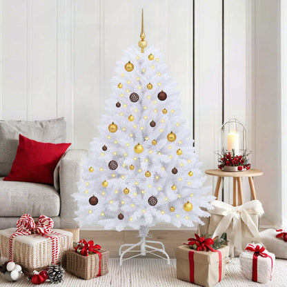Artificial Christmas Tree White 31.50 x 31.50 x 59.06 in