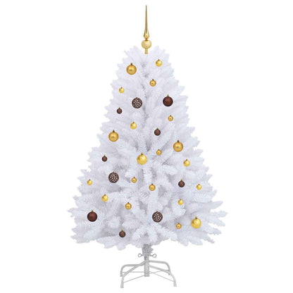 Artificial Christmas Tree White 31.50 x 31.50 x 59.06 in