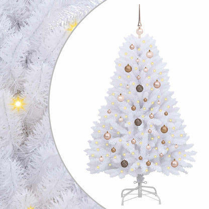 Artificial Christmas Tree White 31.50 x 31.50 x 59.06 in