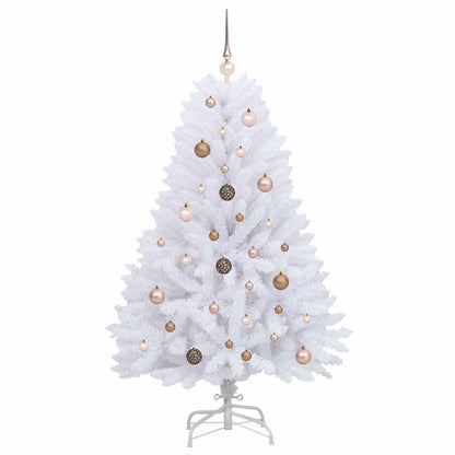 Artificial Christmas Tree White 31.50 x 31.50 x 59.06 in