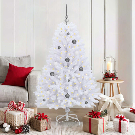 Artificial Christmas Tree White 31.50 x 31.50 x 59.06 in