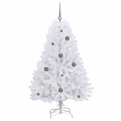 Artificial Christmas Tree White 31.50 x 31.50 x 59.06 in