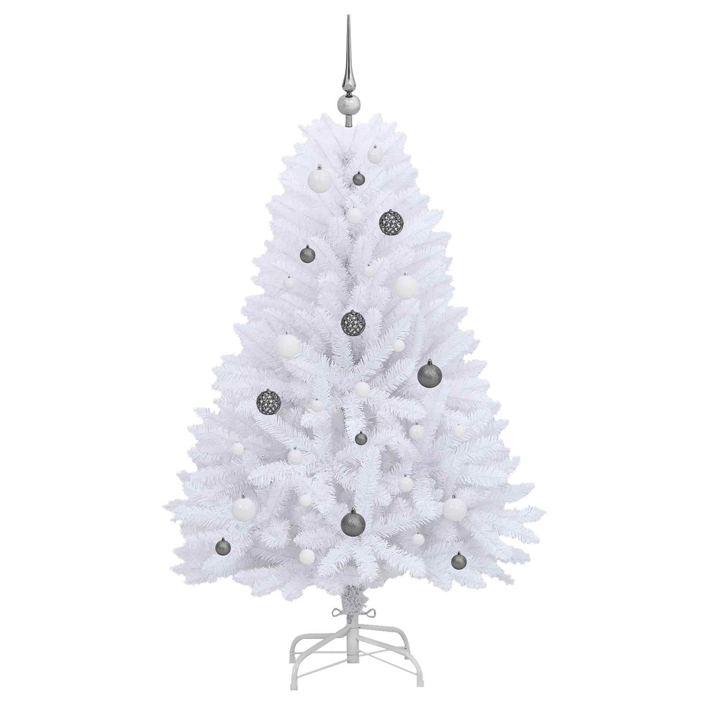 Artificial Christmas Tree White 31.50 x 31.50 x 59.06 in