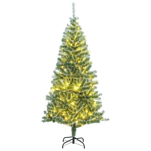 Artificial Christmas Tree 300 LEDs & Flocked Snow 70.9"