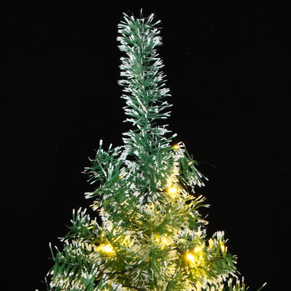 Artificial Christmas Tree 300 LEDs & Flocked Snow 70.9"