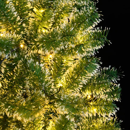 Artificial Christmas Tree 300 LEDs & Flocked Snow 70.9"