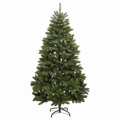 Artificial Hinged Christmas Tree 300 LEDs & Ball Set 106.3"