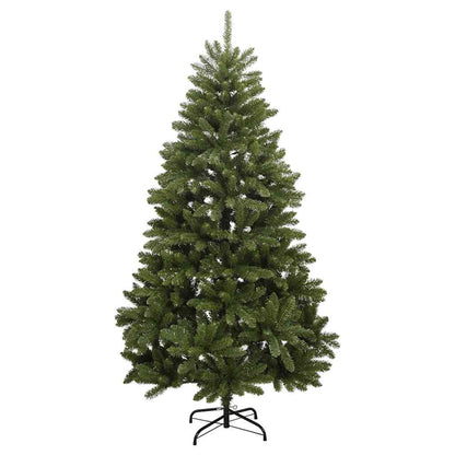 Artificial Hinged Christmas Tree 300 LEDs & Ball Set 118.1"
