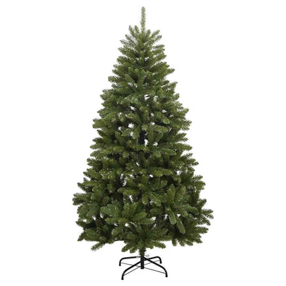Artificial Hinged Christmas Tree 300 LEDs & Ball Set 106.3"