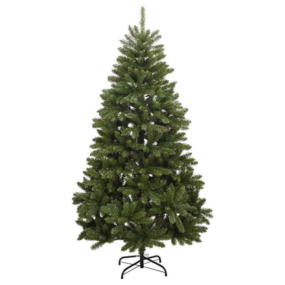 Artificial Hinged Christmas Tree 300 LEDs & Ball Set 118.1"