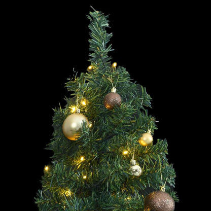 Slim Christmas Tree 300 LEDs & Ball Set 118.1"