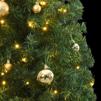 Slim Christmas Tree 300 LEDs & Ball Set 118.1"
