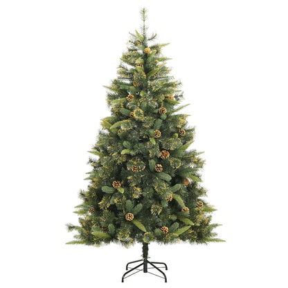Artificial Hinged Christmas Tree 300 LEDs & Ball Set 94.5"
