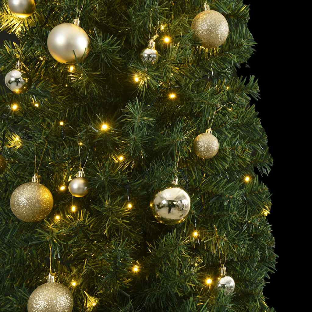 Slim Christmas Tree 300 LEDs & Ball Set 118.1"