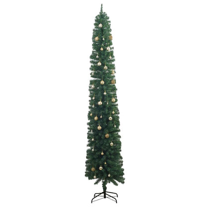 Slim Christmas Tree 300 LEDs & Ball Set 118.1"