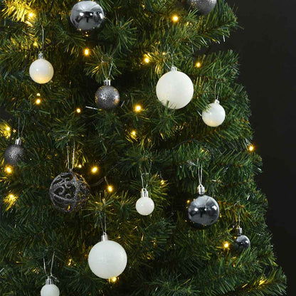 Slim Christmas Tree 300 LEDs & Ball Set 118.1"