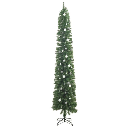Slim Christmas Tree 300 LEDs & Ball Set 118.1"
