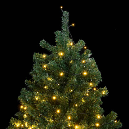 Artificial Hinged Christmas Tree 150 LEDs 47.2"