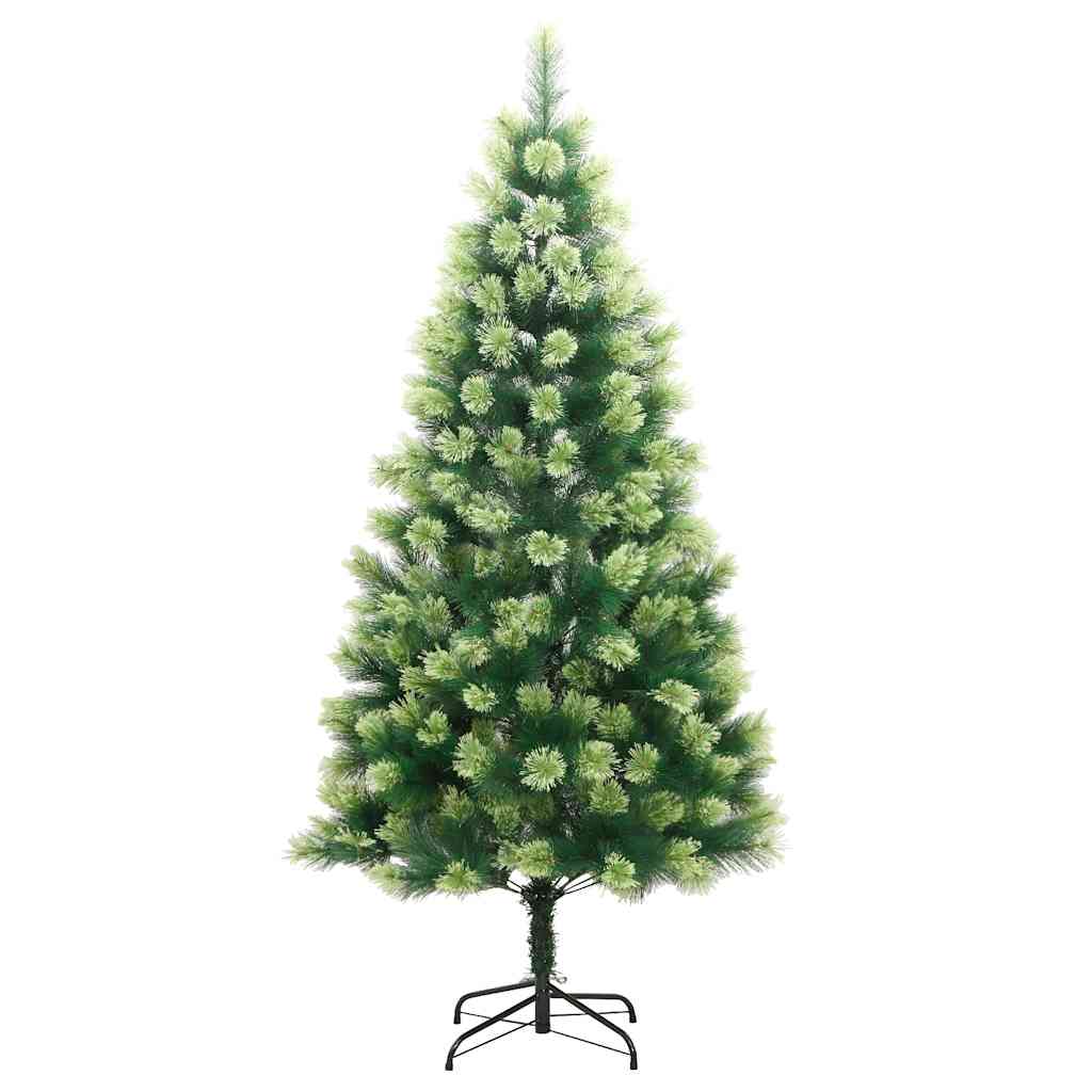 Artificial Hinged Christmas Tree 150 LEDs & Ball Set 59.1"