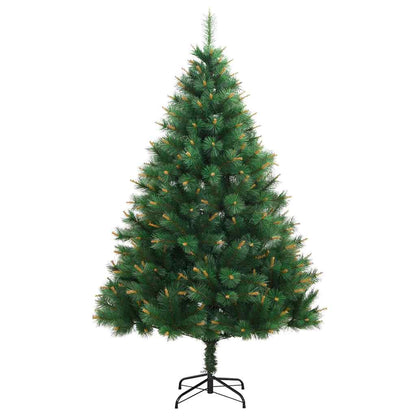 Artificial Hinged Christmas Tree 150 LEDs & Ball Set 59.1"