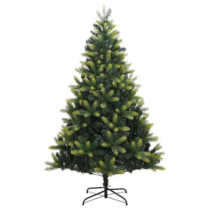 Artificial Hinged Christmas Tree 150 LEDs & Ball Set 59.1"