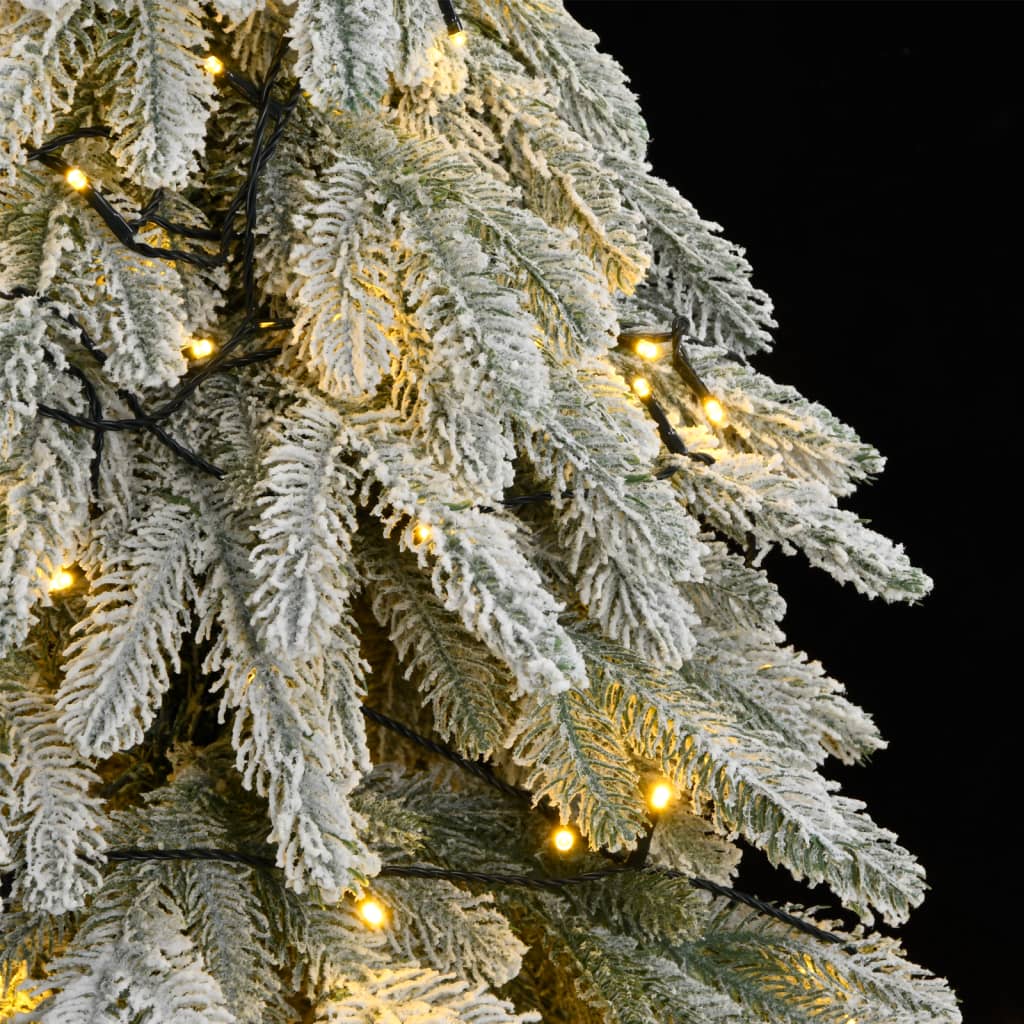 Artificial Christmas Tree White Polyethylene, Metal 71 in tall