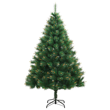 Artificial Hinged Christmas Tree 300 LEDs & Ball Set 70.9"