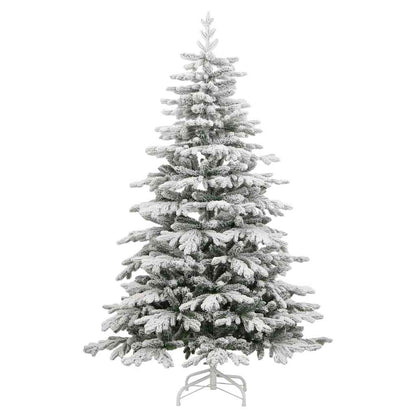Artificial Hinged Christmas Tree 300 LEDs & Ball Set 82.7"