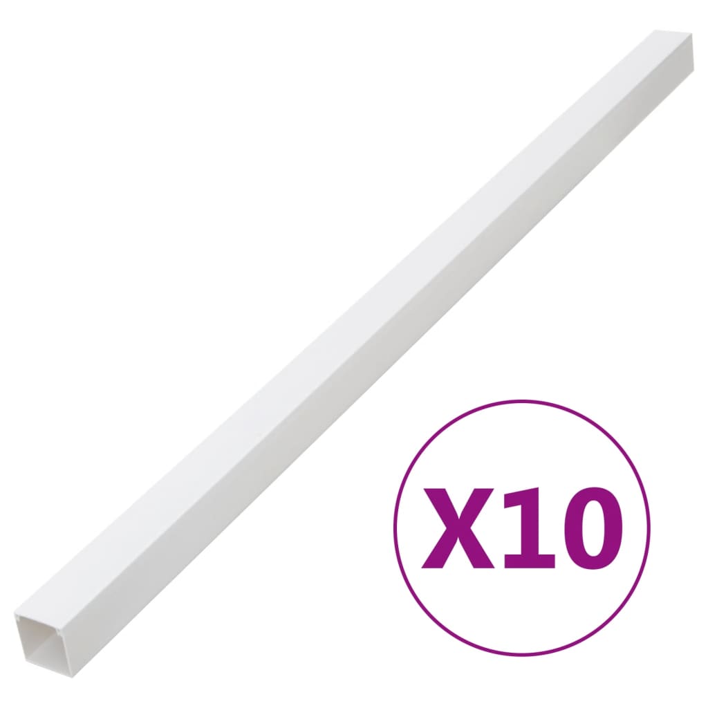 Cable Trunking 3.9"x1.6" 32.8' PVC