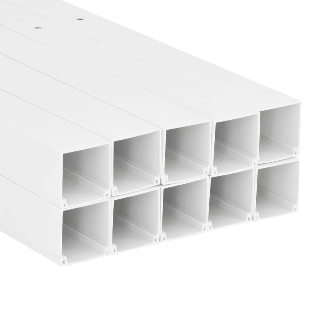 Cable Trunking 3.9"x1.6" 32.8' PVC