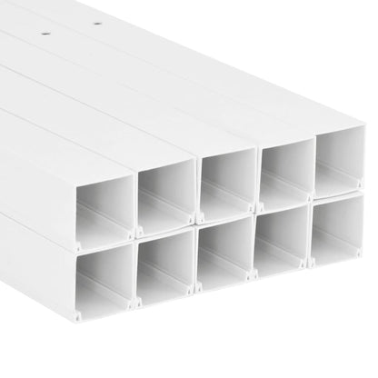 Cable Trunking 3.9"x1.6" 32.8' PVC