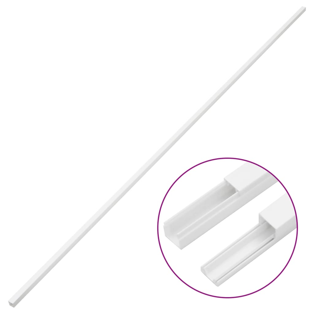 Cable Trunking 0.98"x0.98" 98.4' PVC