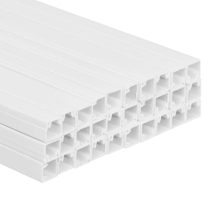 Cable Trunking 0.98"x0.98" 98.4' PVC