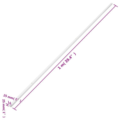Cable Trunking 0.98"x0.98" 98.4' PVC