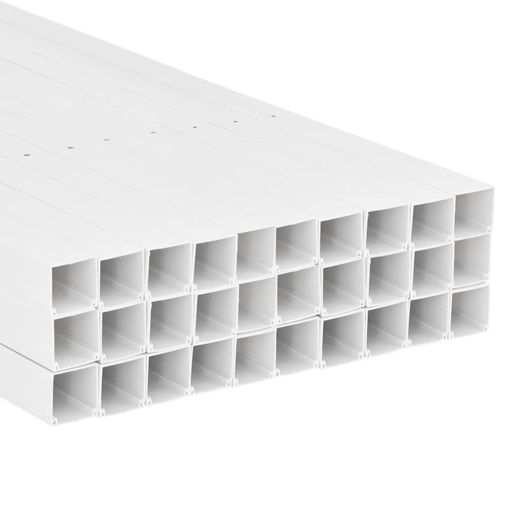 Cable Trunking 1.3"x1.3" 98.4' PVC