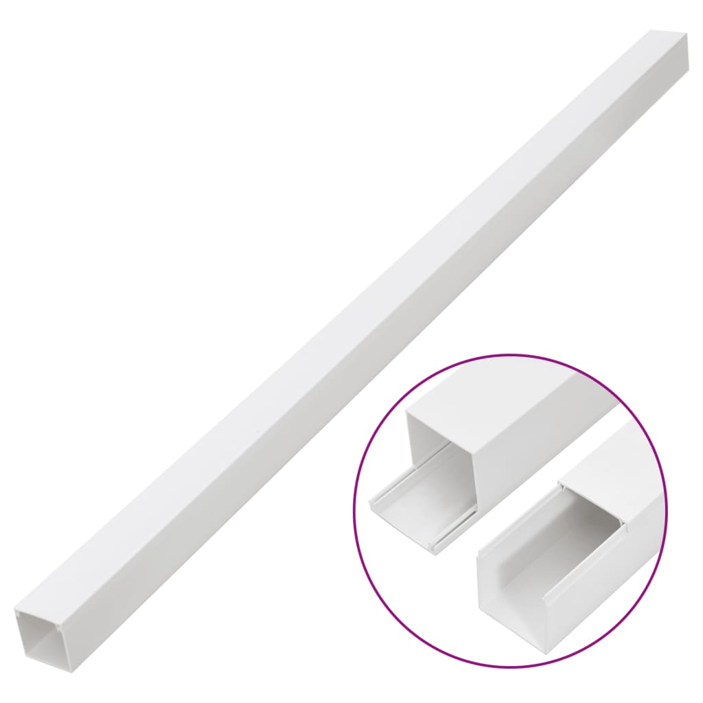 Cable Trunking 1.6"x1.6" 98.4' PVC