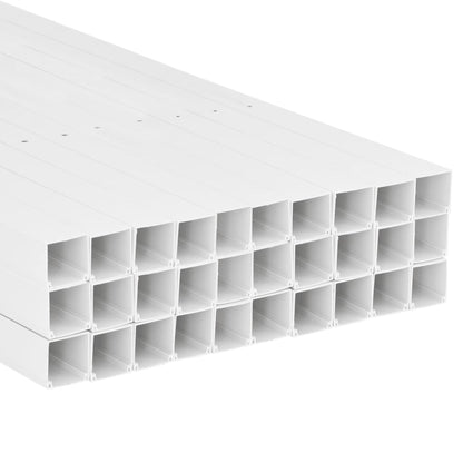 Cable Trunking 1.6"x1.6" 98.4' PVC