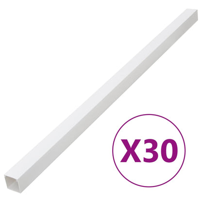 Cable Trunking 2.4"x2.4" 98.4' PVC