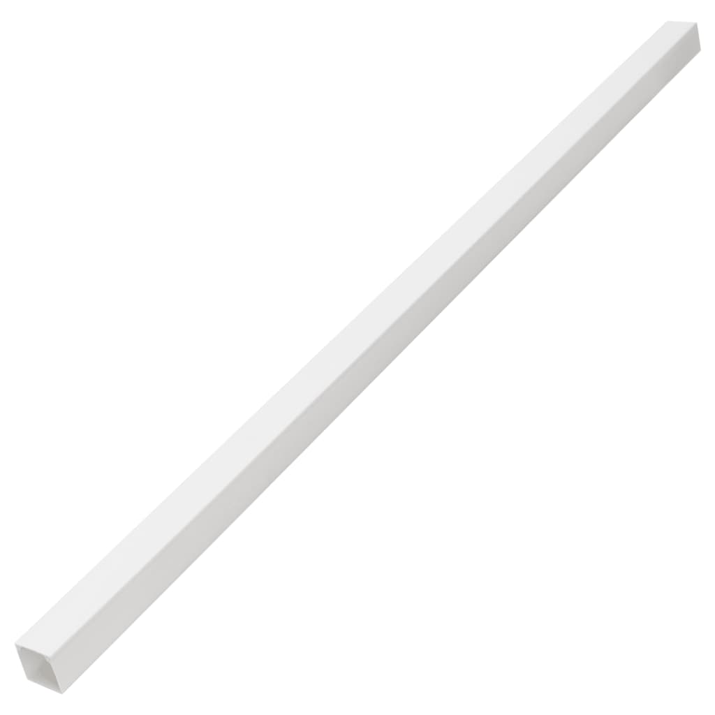 Cable Trunking Self-Adhesive 0.98"x0.98" 32.8' PVC