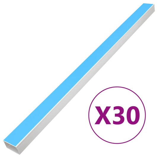 Cable Trunking Self-Adhesive 2"x1" 98.4' PVC