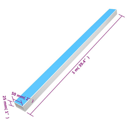 Cable Trunking Self-Adhesive 2"x1" 98.4' PVC