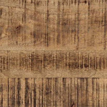 TV Cabinet Rough Mango Wood Solid Rough Mango Wood