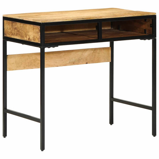 Writing Desk Brown 31.5" x 19.7" x 29.5" solid mango wood