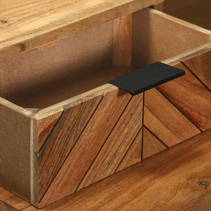 Desk with Drawer Brown 110 x 50 x 87 cm Solid Acacia wood